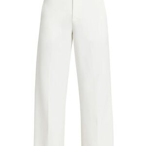 Saks Fifth Avenue "If Only Studio" White Wide Leg Pants